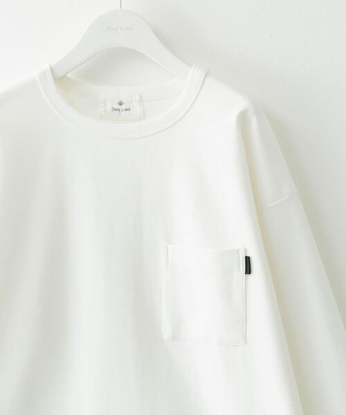 URBAN RESEARCH Sonny Label（アーバンリサーチサニーレーベル）の「ポンチポケット付ロングスリーブTシャツ（Tシャツ/カットソー・メンズ・ベージュ系その他/ブラック/チャコールグレー/ホワイト・MEDIUM/LARGE/X-LARGE）」の2枚目の写真