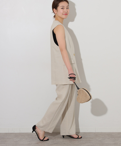 The Bagmati(ザバグマティ)の「【BAGMATI/バグマティ】 ハートカゴポシェット(かごバッグ・レディース・ブラック/アイボリー・FREE)」の6枚目の写真