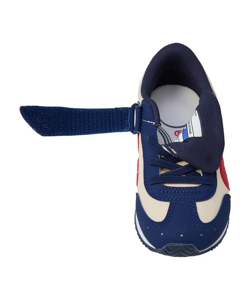 MIKI HOUSE(ミキハウス)の「【WEB限定】ミズノコラボ カラバリキッズシューズ(スニーカー・キッズ・ホワイト×ネイビー/グレー/アイボリー/レッド/ホワイト/ブラック・17.5cm/16.5cm/16cm/20.5/19.5/17cm/18.5/20cm/19cm/18cm/21cm/18.5cm/20.5cm/19.5cm)」の14枚目の写真