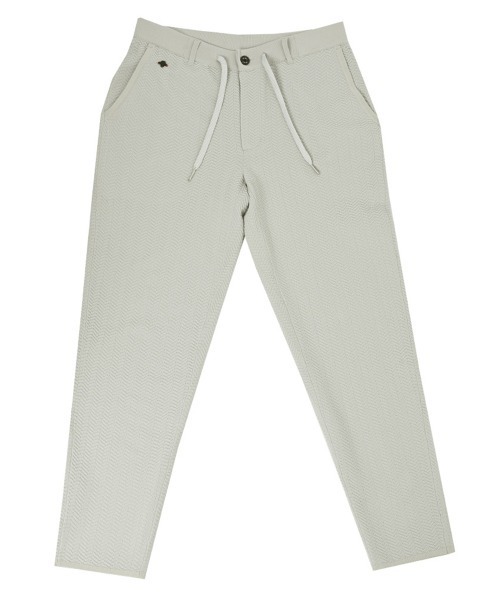 g-stage（ジーステージ）の「サマーニット ヘリンボーン ハニカムパンツ　ジ－ステ－ジ（その他パンツ・メンズ・ブラック/ベージュ・44/46/48/50/52）」の4枚目の写真