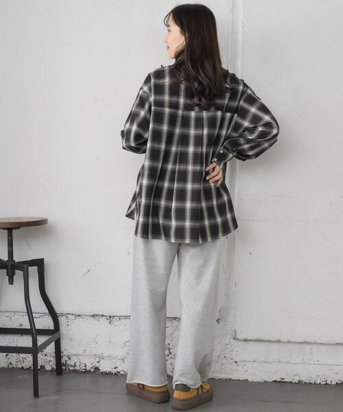 ブラウス シャツ オンブレーチェックシャーリングキャミ レディース セール】オンブレーチェックSH（シャツ/ブラウス）｜RETRO GIRL