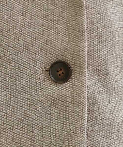 grove(グローブ)の「【洗える】リネンライクダブルジャケット(テーラードジャケット・レディース・グレー/ライトベージュ・03/02/01)」の12枚目の写真
