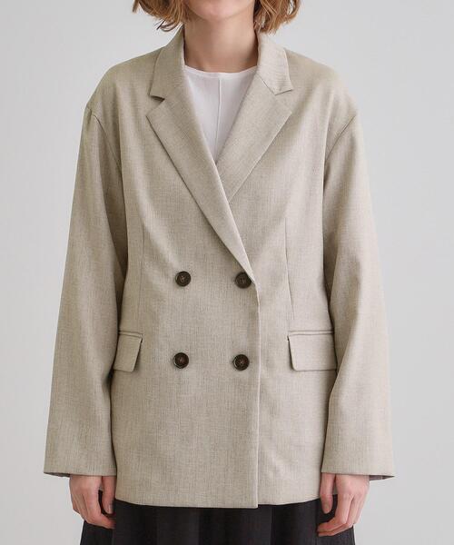リネンライクダブルジャケット リネンライクダブルジャケット / GRACE CONTINENTAL | GRACE