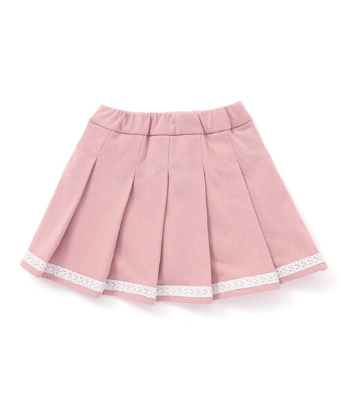 SLAP SLIP（スラップスリップ）の「【お揃い】裾レースラインタックスカパン(90~130cm)（スカート・キッズ・ホワイト/ピンク・120cm/110cm/100cm/90cm/130cm）」の12枚目の写真