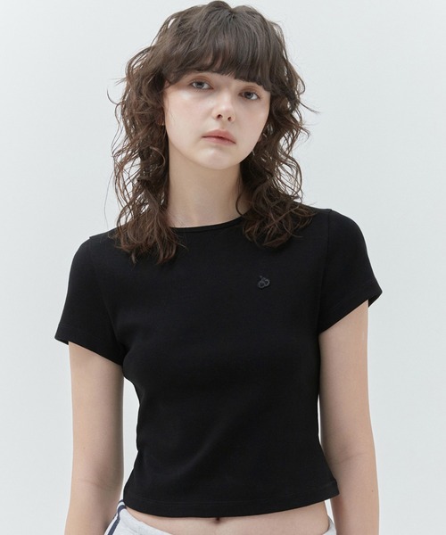 レディース 半袖Tシャツ★キルシ★スリムフィット COLLAR KIRSH PLAIN SLIM FIT T-SHIRT キルシー プレーン スリム