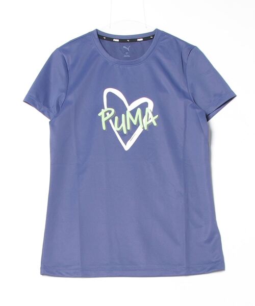 PUMA(プーマ)の「プーマ PUMA ESS ダブルフェイス ニット ロゴ Tシャツ_(Tシャツ/カットソー・レディース・ブラック/ブルー/オフホワイト・S/M/L/XL)」の3枚目の写真