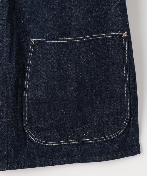 orSlow（オアスロウ）の「Orslow/オアスロウ 50's DENIM COVER ALL One Wash（ブルゾン・メンズ・ネイビー・2/3/1）」の5枚目の写真
