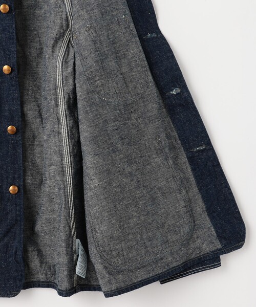 orSlow（オアスロウ）の「Orslow/オアスロウ 50's DENIM COVER ALL One Wash（ブルゾン・メンズ・ネイビー・2/3/1）」の9枚目の写真