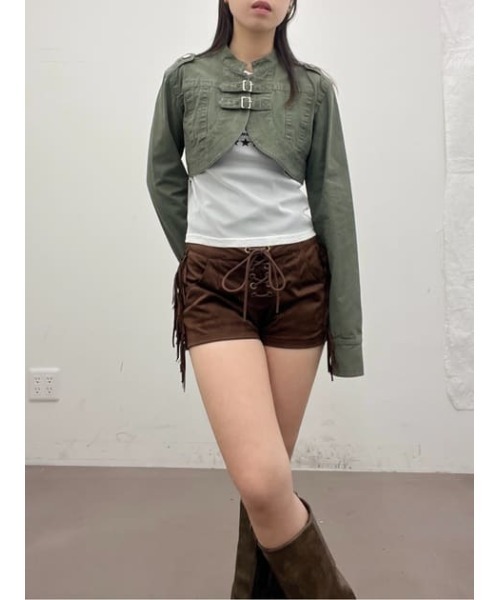 CROPPED BELT トップス（その他トップス）｜LAGUA GEM