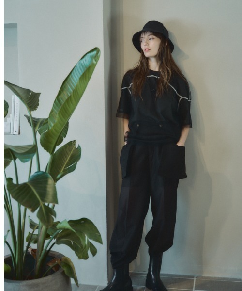 Muel Chic(ミュエルシック)の「Pal tulle CS パルチュールカットソー(Tシャツ/カットソー・レディース・ブラック/ホワイト/スカイブルー系・FREE)」の17枚目の写真