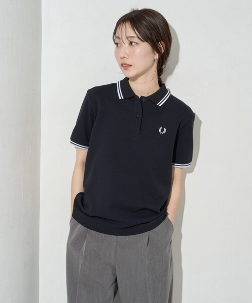 FRED PERRY フレッドペリー ポロシャツ ブラック 新品 タグ付き 限定展開 FRED PERRY/フレッドペリー TWIN TIPPED FRED PERRY