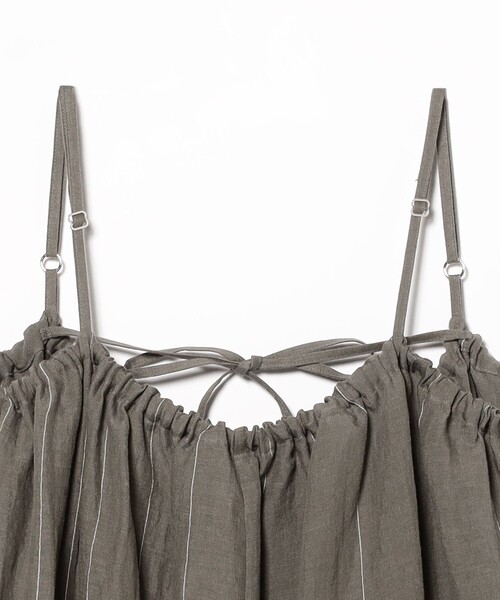 HAVERSACK（ハバーザック）の「HAVERSACK / リネンサロペット（サロペット/オーバーオール・レディース・グレー・1）」の10枚目の写真