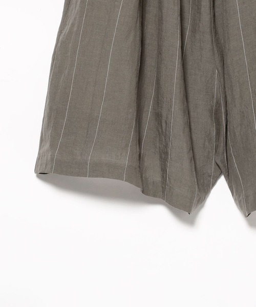 HAVERSACK（ハバーザック）の「HAVERSACK / リネンサロペット（サロペット/オーバーオール・レディース・グレー・1）」の5枚目の写真