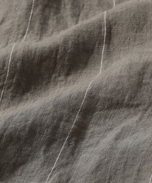 HAVERSACK（ハバーザック）の「HAVERSACK / リネンサロペット（サロペット/オーバーオール・レディース・グレー・1）」の7枚目の写真