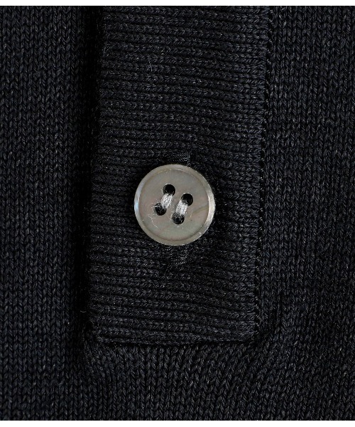 PORT BY ARK（ポートバイアーク）の「PORT BY ARK / ポートバイアーク：Henley Neck Knit：PO17-K001[COR]（ニット/セーター・メンズ・ダークグレー/ベージュ系その他/ブラック・1/2）」の9枚目の写真