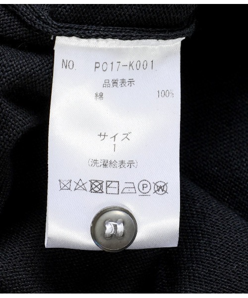 PORT BY ARK（ポートバイアーク）の「PORT BY ARK / ポートバイアーク：Henley Neck Knit：PO17-K001[COR]（ニット/セーター・メンズ・ダークグレー/ベージュ系その他/ブラック・1/2）」の12枚目の写真