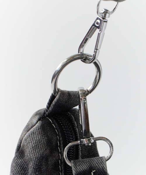 ROOPTOKYO（ループトウキョウ）の「Denim motif shoulder bag / デニムモチーフ ショルダーバック（ショルダーバッグ・メンズ・ライトブルー/ブラック/ブルー・FREE）」の17枚目の写真