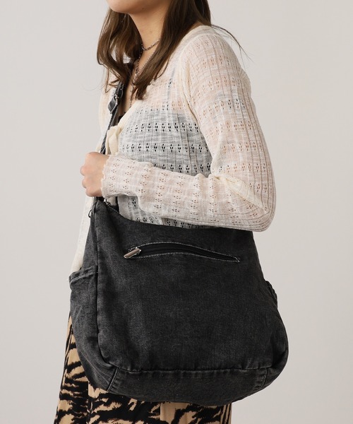 ROOPTOKYO（ループトウキョウ）の「Denim motif shoulder bag / デニムモチーフ ショルダーバック（ショルダーバッグ・メンズ・ライトブルー/ブラック/ブルー・FREE）」の20枚目の写真