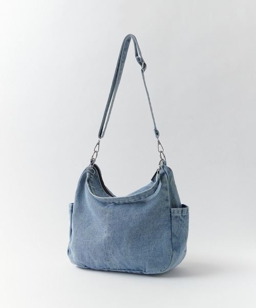 ROOPTOKYO（ループトウキョウ）の「Denim motif shoulder bag / デニムモチーフ ショルダーバック（ショルダーバッグ・メンズ・ライトブルー/ブラック/ブルー・FREE）」の22枚目の写真
