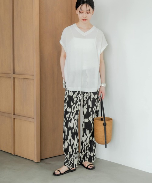 URBAN RESEARCH（アーバンリサーチ）の「『イージーケア』SPRINTEXプリントイージーパンツ（その他パンツ・レディース・その他1/その他2・FREE）」の4枚目の写真