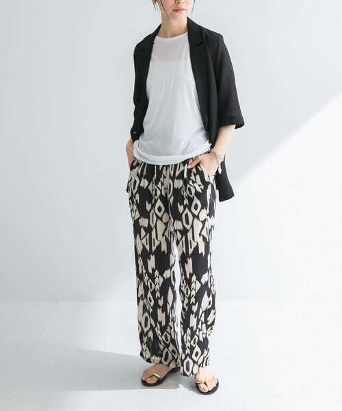 URBAN RESEARCH（アーバンリサーチ）の「『イージーケア』SPRINTEXプリントイージーパンツ（その他パンツ・レディース・その他1/その他2・FREE）」の8枚目の写真