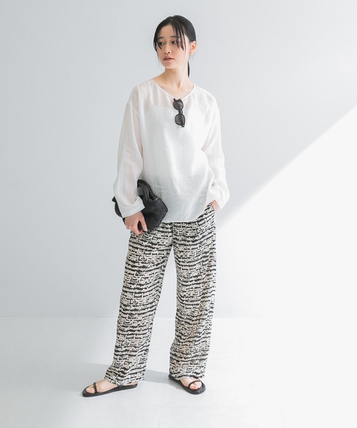 URBAN RESEARCH（アーバンリサーチ）の「『イージーケア』SPRINTEXプリントイージーパンツ（その他パンツ・レディース・その他1/その他2・FREE）」の14枚目の写真