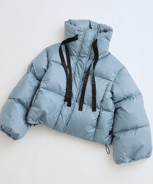 GALLEST（ギャレスト）の「◆【DUVETICA】YOKI ／ ヨキ（ダウンジャケット/コート・レディース・ライトブルー/ゴールド・38）」の2枚目の写真