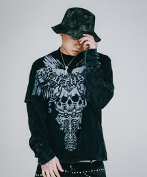 【BREATH / ブレス】SKULL WING LOGO TEE / ブラック [BR25SS-C500