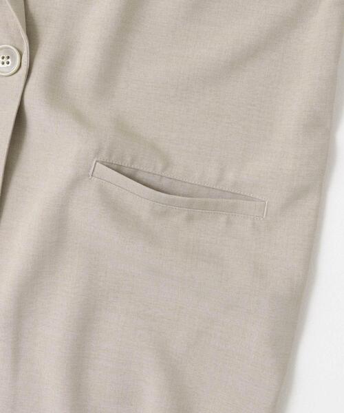 ITEMS URBANRESEARCH（アイテムズ アーバンリサーチ）の「リネンライクジレ（ベスト・レディース・ブラック/ベージュ・FREE）」の8枚目の写真