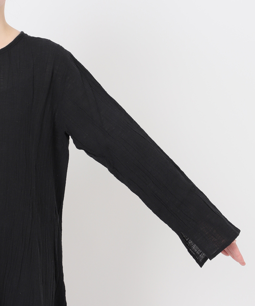 JOURNAL STANDARD relume(ジャーナルスタンダード レリューム)の「コットンクレープマーメイドワンピース2WAY(ワンピース・レディース・ベージュ/ブラック・FREE)」の16枚目の写真