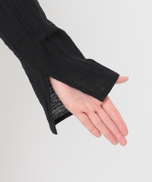 JOURNAL STANDARD relume(ジャーナルスタンダード レリューム)の「コットンクレープマーメイドワンピース2WAY(ワンピース・レディース・ベージュ/ブラック・FREE)」の14枚目の写真