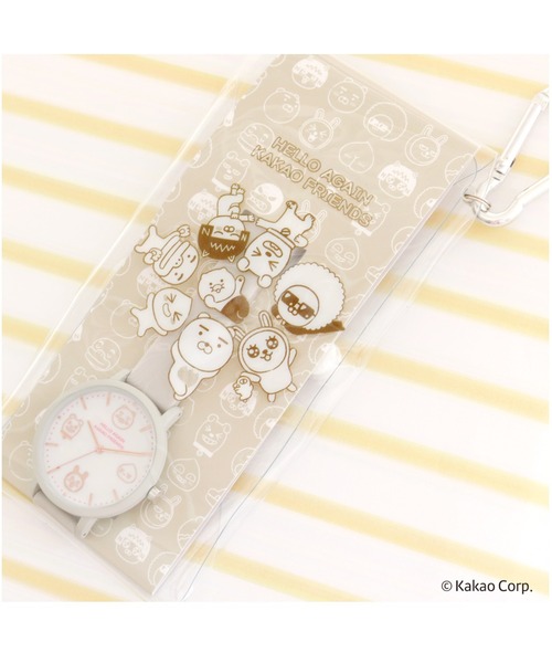 SPECIAL PRODUCT DESIGN（スペシャルプロダクトデザイン）の「カカオフレンズ シリコンベルトウォッチ BE FW（アナログ腕時計・レディース・マルチ・FREE）」の3枚目の写真