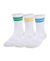UNDER ARMOUR | UAパフォーマンス テック クルー ソックス （3足セット）（トレーニング/KIDS）(ソックス/靴下)