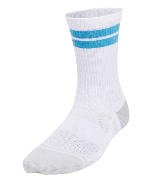 UNDER ARMOUR（アンダーアーマー）の「UAパフォーマンス テック クルー ソックス （3足セット）（トレーニング/KIDS）（ソックス/靴下・キッズ・ホワイト・XS/S）」の2枚目の写真