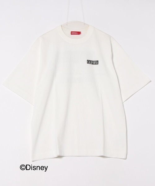 ANTIBAL(アンティバル)の「【ANTIBAL】ミッキーマウス”CALIFORNIA”プリント ショートスリーブTシャツ(Tシャツ/カットソー・メンズ・ホワイト/ホワイト系1/ブラック・2/3)」の4枚目の写真