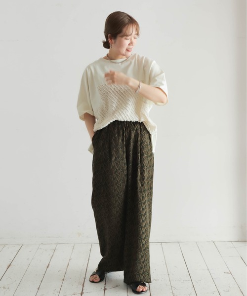 NOMBRE IMPAIR(ノンブルアンペール)の「カットJQコンビ 切替ドルマンP/O(Tシャツ/カットソー・レディース・ホワイト/ブラック・FREE)」の21枚目の写真
