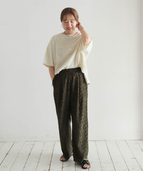 NOMBRE IMPAIR(ノンブルアンペール)の「カットJQコンビ 切替ドルマンP/O(Tシャツ/カットソー・レディース・ホワイト/ブラック・FREE)」の14枚目の写真