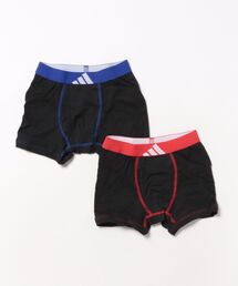 BABYDOLL（ベビードール）の「【綿100％】 adidas ボクサーパンツ 2枚セット 0739（ボクサーパンツ・キッズ）」