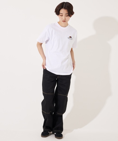 FRUIT OF THE LOOM(フルーツオブザルーム)の「FTL Embroidery Tshirt 1 / ユニセックス / ジェンダーレス / 半袖Tシャツ / ワンポイント(Tシャツ/カットソー・メンズ・ホワイト/ブラック/グレー・S/M/L/XL)」の6枚目の写真
