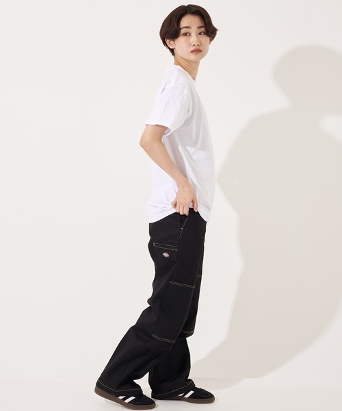 FRUIT OF THE LOOM(フルーツオブザルーム)の「FTL Embroidery Tshirt 1 / ユニセックス / ジェンダーレス / 半袖Tシャツ / ワンポイント(Tシャツ/カットソー・メンズ・ホワイト/ブラック/グレー・S/M/L/XL)」の7枚目の写真