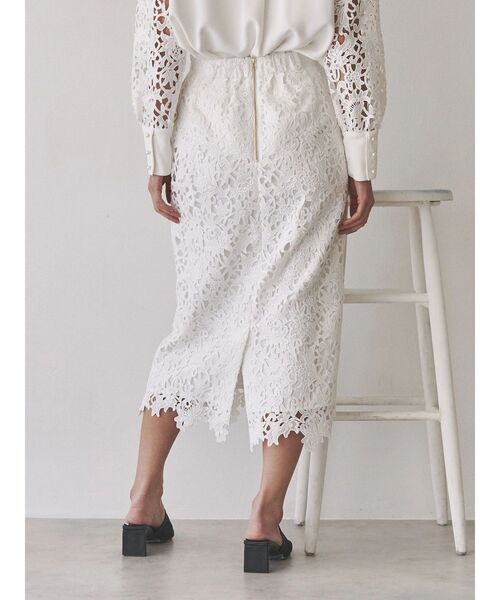 TONAL(トーナル)の「ケミカルレースタイトスカート(スカート・レディース・ブラック/ライトブルー/オフホワイト・SMALL/MEDIUM)」の22枚目の写真