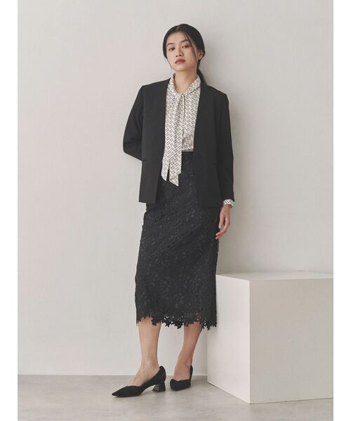 TONAL(トーナル)の「ケミカルレースタイトスカート(スカート・レディース・ブラック/ライトブルー/オフホワイト・SMALL/MEDIUM)」の15枚目の写真