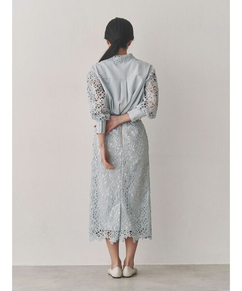 TONAL(トーナル)の「ケミカルレースタイトスカート(スカート・レディース・ブラック/ライトブルー/オフホワイト・SMALL/MEDIUM)」の18枚目の写真