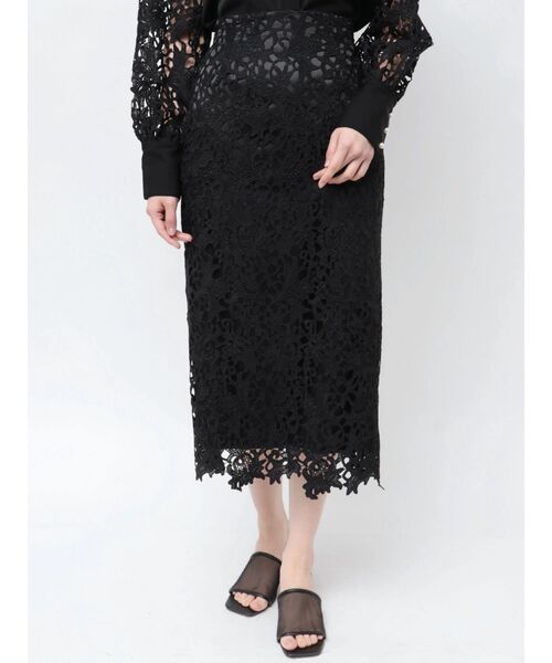 TONAL(トーナル)の「ケミカルレースタイトスカート(スカート・レディース・ブラック/ライトブルー/オフホワイト・SMALL/MEDIUM)」の11枚目の写真