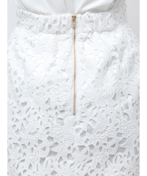 TONAL(トーナル)の「ケミカルレースタイトスカート(スカート・レディース・ブラック/ライトブルー/オフホワイト・SMALL/MEDIUM)」の7枚目の写真