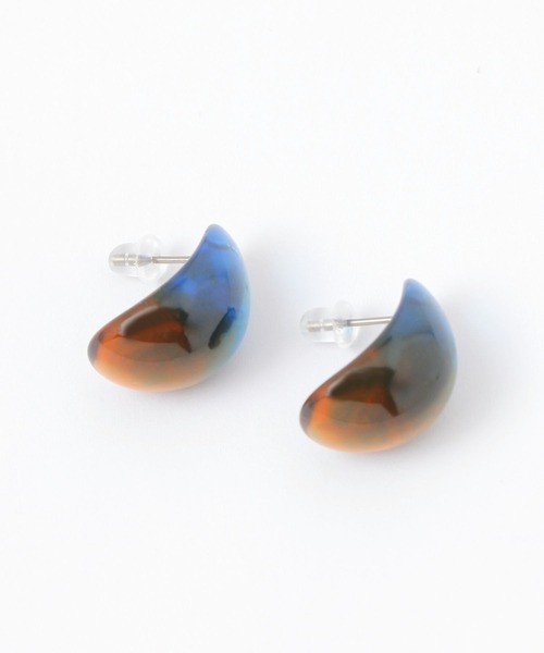 niko and...(ニコアンド)の「クリアグラデーションピアス(ピアス(両耳用)・レディース・グリーン/パープル/ブルー・0)」の3枚目の写真