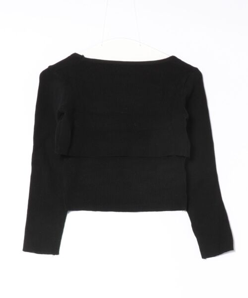 Jasmine Grandiflorum（ジャスミングランディフローラム）の「【Jasmine】 アンサンブル リボンキャミソール+ニットトップス（アンサンブル・レディース・アイボリー/ブラウン/ブラック・FREE）」の17枚目の写真