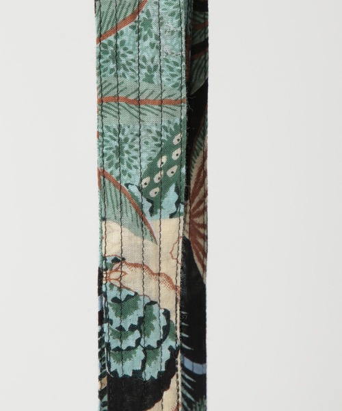 BAYFLOW（ベイフロー）の「プリントキルト巾着（トートバッグ・レディース・ブラック/ブルー・FREE）」の14枚目の写真