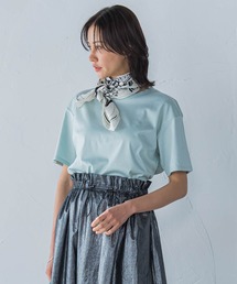 【WEB限定】【3サイズ】コットン汗じみ防止カットソー≪洗える/接触冷感≫