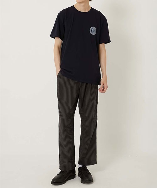 BLUE BLUE(ブルーブルー)の「CIRCLE BLUE ショートスリーブ Tシャツ(Tシャツ/カットソー・メンズ・ネイビー/ホワイト・LARGE/MEDIUM/SMALL/X-LARGE)」の11枚目の写真